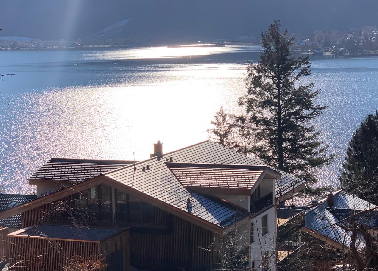 Ferienwohnung Tegernsee - Seeblick, Terrasse, Berge Exterior foto